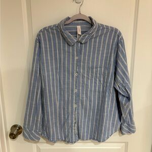 Striped Lounge Button Down (XXL)